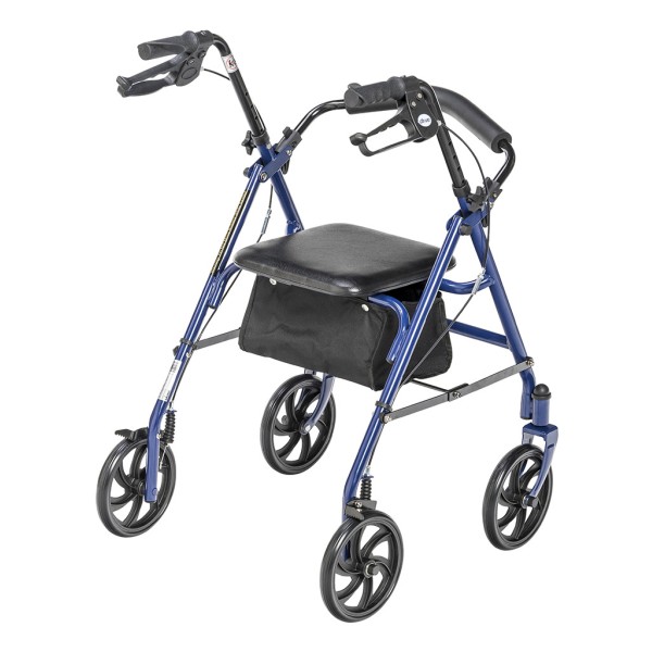 Drive Durable 4 Wheel Rollator with 7.5″ Casters