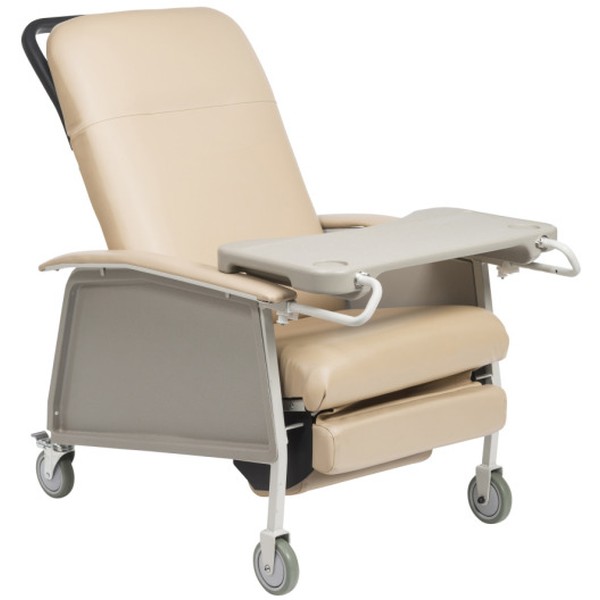 Drive Medical 3-Position Bariatric Extra Wide Geri-Chair Recliner - Tan