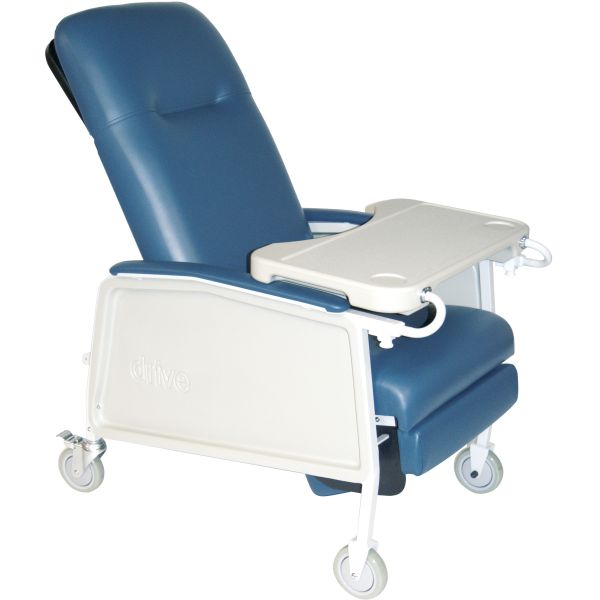 Drive Medical 3-Position Bariatric Extra Wide Geri-Chair Recliner - Blue Ridge