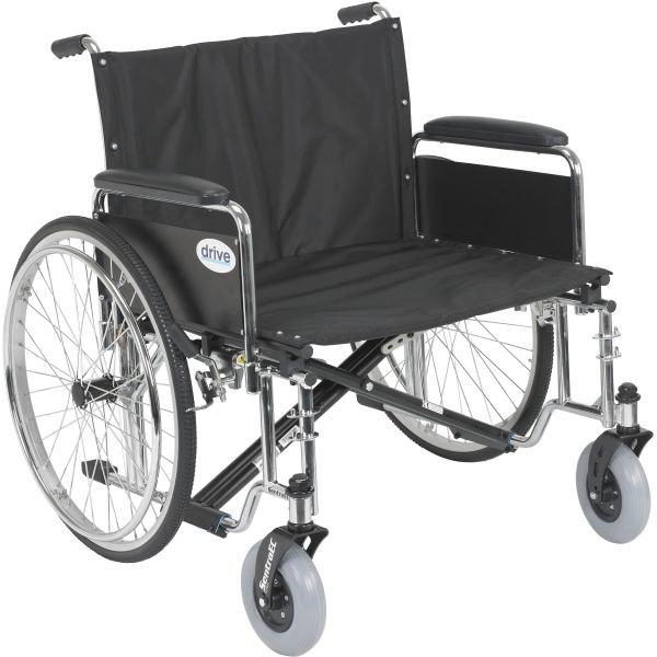 Drive Bariatric Sentra EC Heavy-Duty, Extra-Extra-Wide Wheelchair (26″ Full Arm)