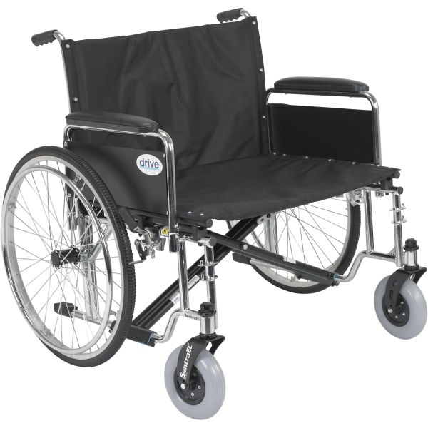 Drive Bariatric Sentra EC Heavy-Duty, Extra-Extra-Wide Wheelchair (28″ Full Arm)