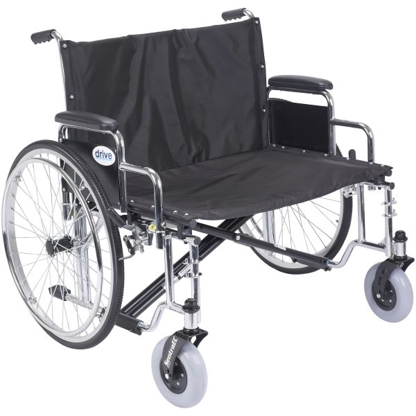 Drive Bariatric Sentra EC Heavy-Duty, Extra-Extra-Wide Wheelchair (30″ Desk Arm)