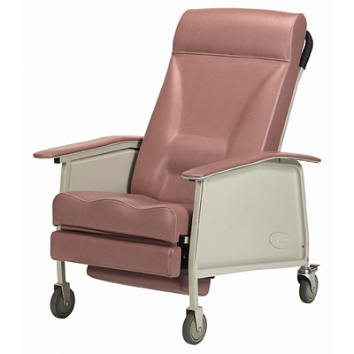 Invacare Deluxe Wide Three-Position Recliner- Rosewood