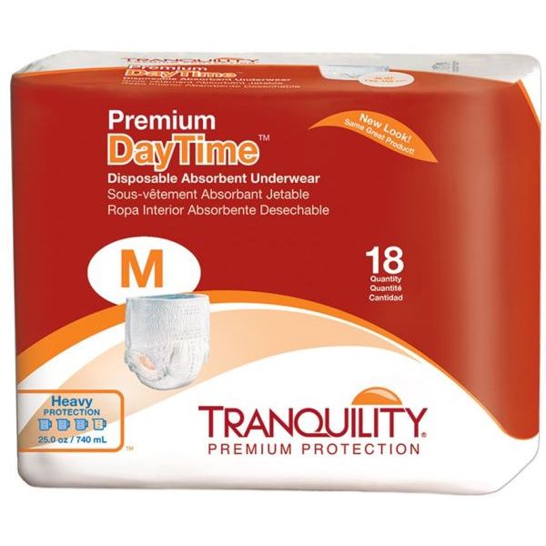 Tranquility Premium DayTime Disposable Absorbent Underwear (Medium) [2105]
