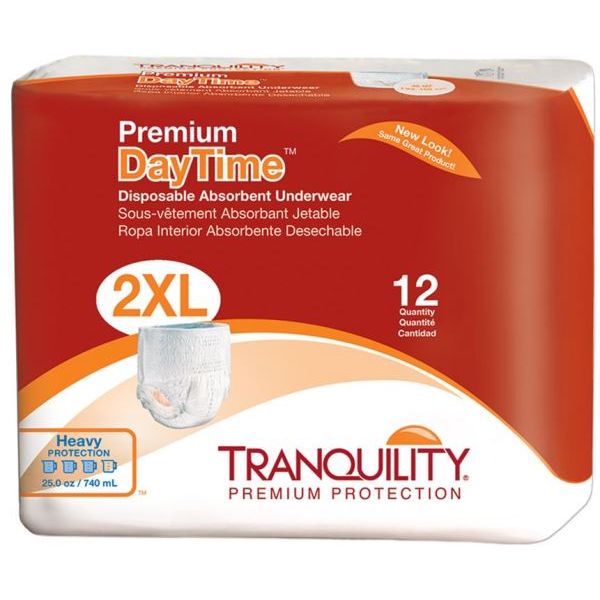 Tranquility Premium DayTime Disposable Absorbent Underwear (2X-Large) [2108]