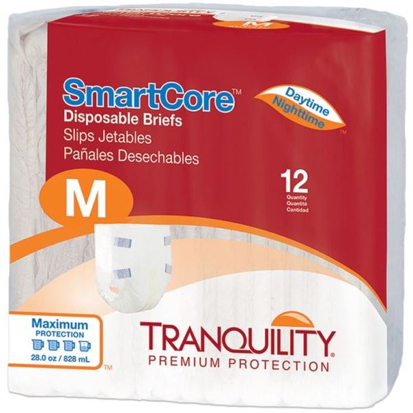 Tranquility SmartCore Disposable Briefs (Medium) [2312]