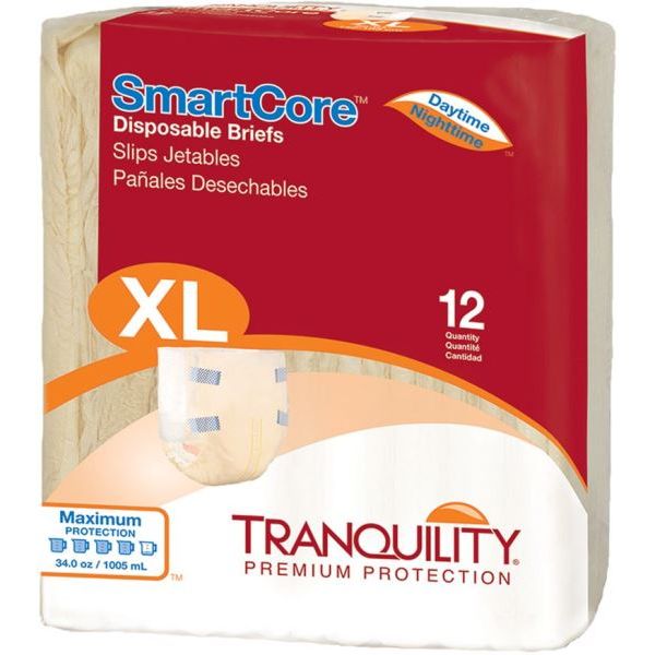 Tranquility SmartCore Disposable Briefs (X-Large) [2314]