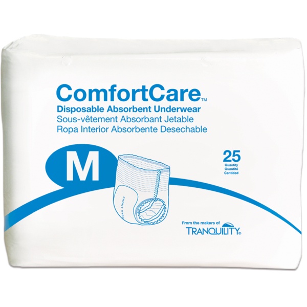 ComfortCare Disposable Absorbent Underwear by Tranquility (Medium) [2975-100]