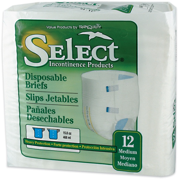 Select Disposable Briefs by Tranquility (Medium) [2624]