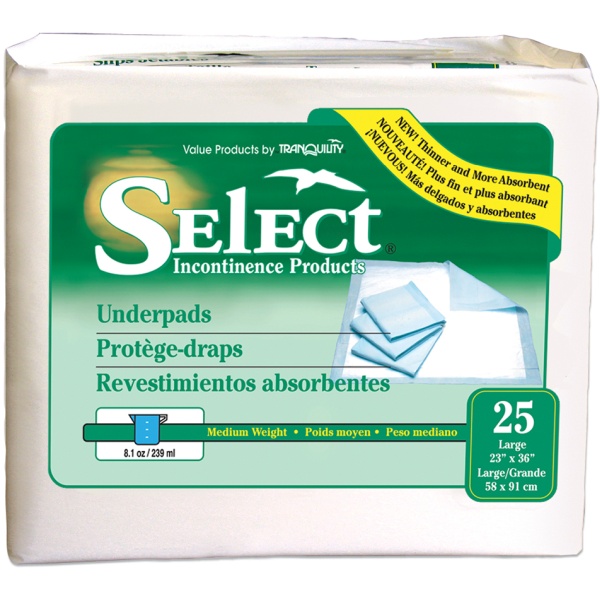 Select Underpads by Tranquility (Large) [2675]