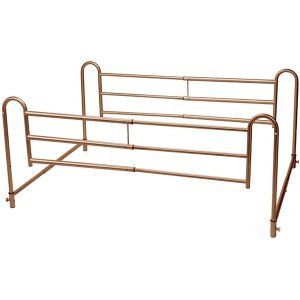 Adjustable Length Bedside Rails for Home Beds