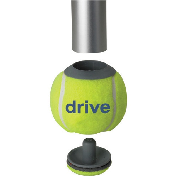 Walker Rear Tennis Ball Glides with Replacement Glide Pads
