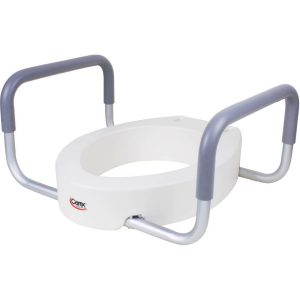 Carex Toilet Seat Elevator with Handles – Elongated
