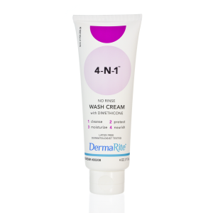 DermaRite 4-N-1 No-Rinse Wash Cream