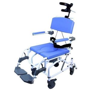 EZee Life Tilt Rehab Shower Commodes with 5″ Casters