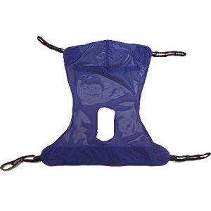 Invacare Full Body Mesh Sling With Commode Opening
