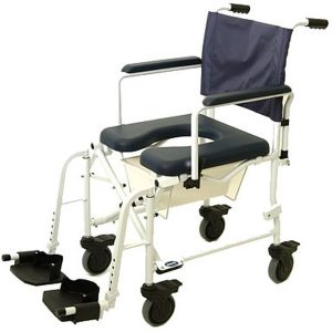 Mariner Rehab Shower Commode Chair With 5″ Casters