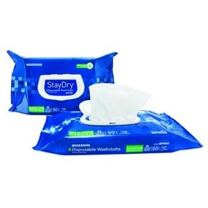 StayDry Disposable Washcloths with Aloe