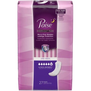 Poise Overnight Pads – Ultimate Absorbency