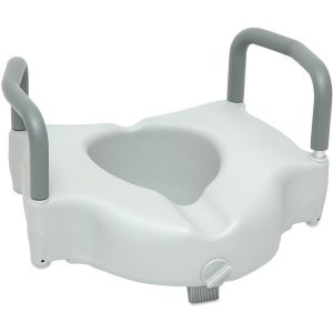 ProBasics Raised Toilet Seat With Lock And Arms