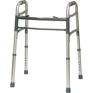 ProBasics Deluxe Dual Release Folding Walker Without Wheels