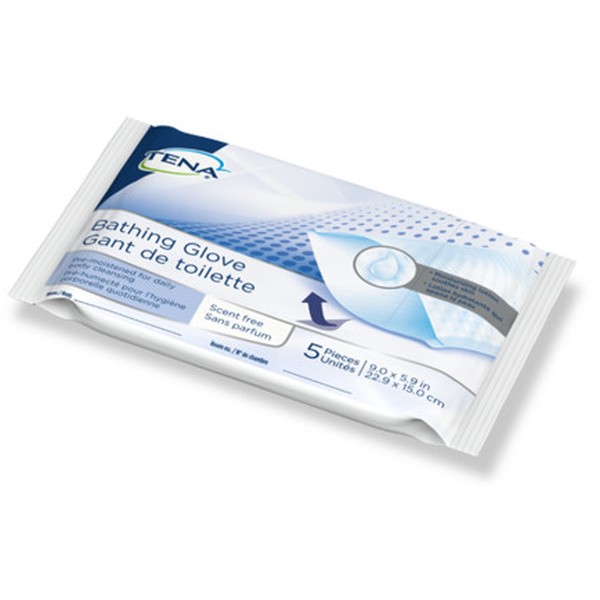 TENA Wash Glove - gant de toilette jetable - 50 pièces - Deforce Medical