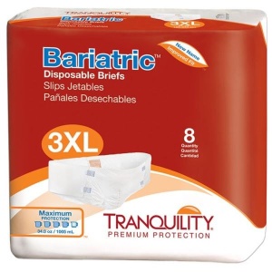 Tranquility Bariatric Disposable Briefs