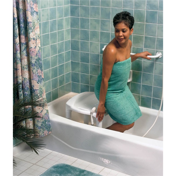 Carex Adjustable Bath & Shower Seat with Back