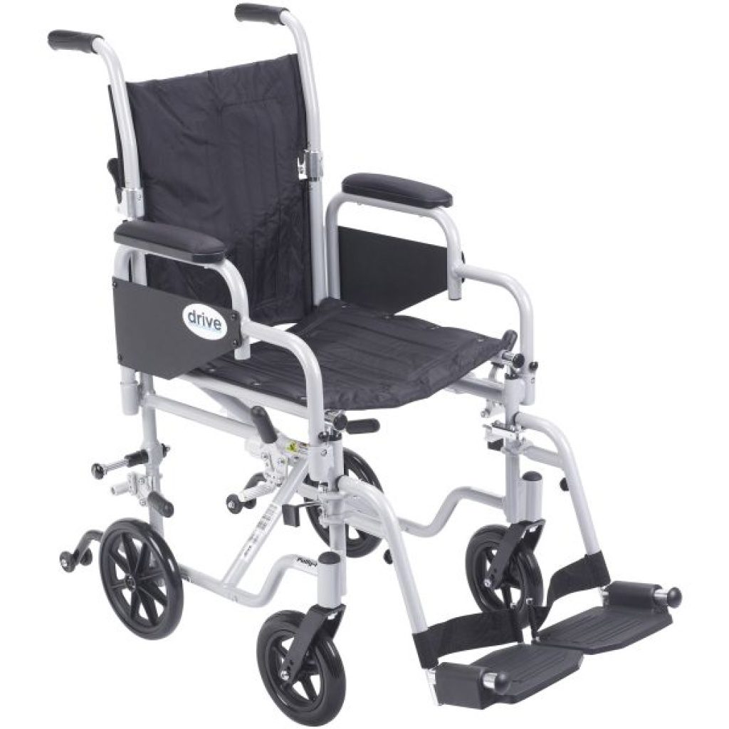 Drive Medical PolyFly Lightweight Wheelchair/Transport Chair