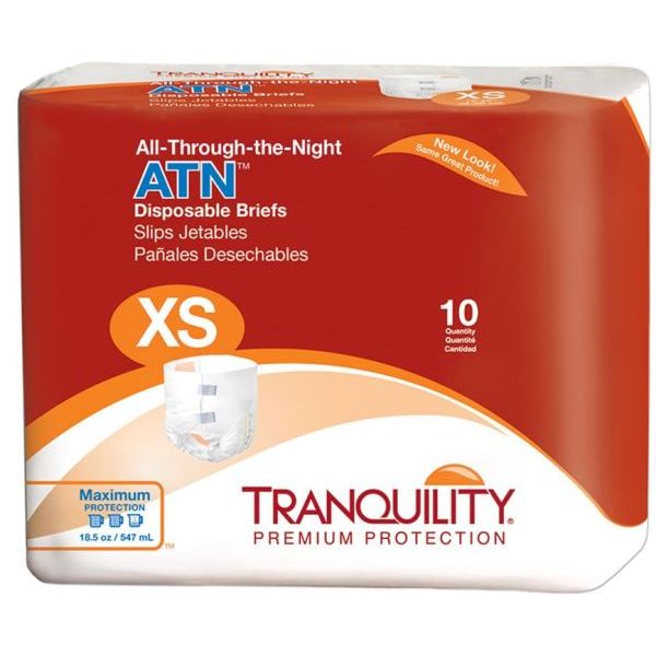 Tranquility ATN (All-Through-the-Night) Disposable Briefs